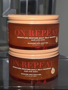 Lot of 2 Brand New MCJW Madam C.J. Walker On Repeat Jelly Shampoo (8.4 oz)